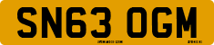 License plate of the United Kingdom, 2001 year system