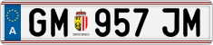 License plate of Austria, Regular plates