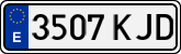 License plates of Spain, Ordinary (2000)