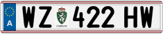 License plate of Austria, Regular plates