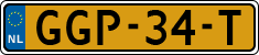 License plate of the Netherlands, Cars