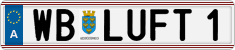 License plate of Austria, Vanity Plates