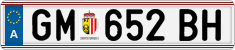 License plate of Austria, Regular plates