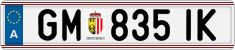 License plate of Austria, Regular plates