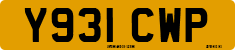 License plate of the United Kingdom, 1983 year system