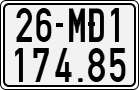 License plate of Vietnam, Specialty plates