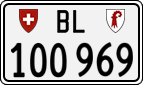 License plate of Switzerland, Cars