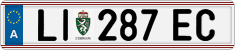 License plate of Austria, Regular plates