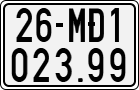 License plate of Vietnam, Specialty plates