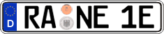 German license plate, Electric vehicles