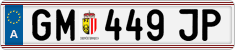 License plate of Austria, Regular plates