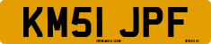 License plate of the United Kingdom, 2001 year system