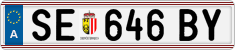 License plate of Austria, Regular plates
