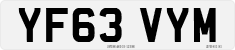 License plate of the United Kingdom, 2001 year system
