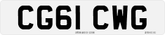License plate of the United Kingdom, 2001 year system