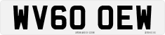 License plate of the United Kingdom, 2001 year system