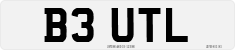 License plate of the United Kingdom, 1983 year system