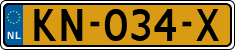 License plate of the Netherlands, Cars