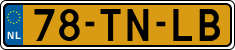 License plate of the Netherlands, Cars