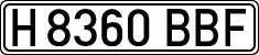 License plates of Spain, Specialty plates
