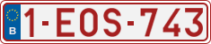 License plate of Belgium, Regular plates (2010)