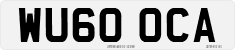 License plate of the United Kingdom, 2001 year system