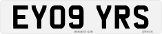 License plate of the United Kingdom, 2001 year system