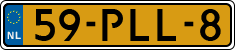 License plate of the Netherlands, Cars