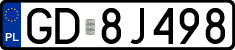 License plates of Poland, Regular car plates