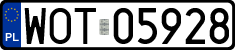 License plates of Poland, Regular car plates