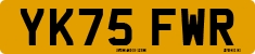 License plate of the United Kingdom, 2001 year system