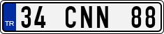 License plate of Turkey, Regular plates