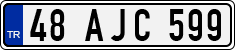 License plate of Turkey, Regular plates