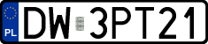 License plates of Poland, Regular car plates