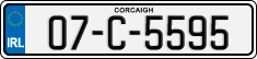 License plate of Ireland, Regular plates