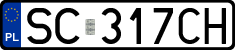 License plates of Poland, Regular car plates