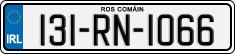 License plate of Ireland, Regular plates