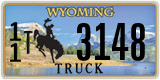 Wyoming, Truck (1(2) 12345)