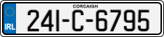 License plate of Ireland, Regular plates