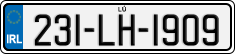 License plate of Ireland, Regular plates