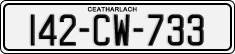 License plate of Ireland, Regular plates