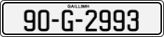 License plate of Ireland, Regular plates