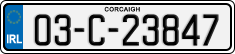 License plate of Ireland, Regular plates