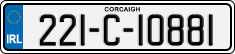 License plate of Ireland, Regular plates