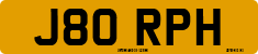 License plate of the United Kingdom, 1983 year system