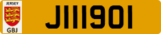 License plate of Jersey, Regular plates (J123456)