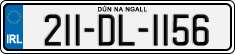 License plate of Ireland, Regular plates