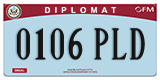 Federal license plates, Diplomatic (United Nations)