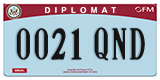 Federal license plates, Diplomatic (United Nations)