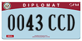 Federal license plates, Diplomatic (United Nations)